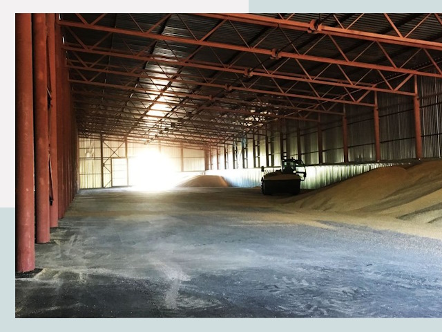 Строительство зернохранилищ в Кумертау