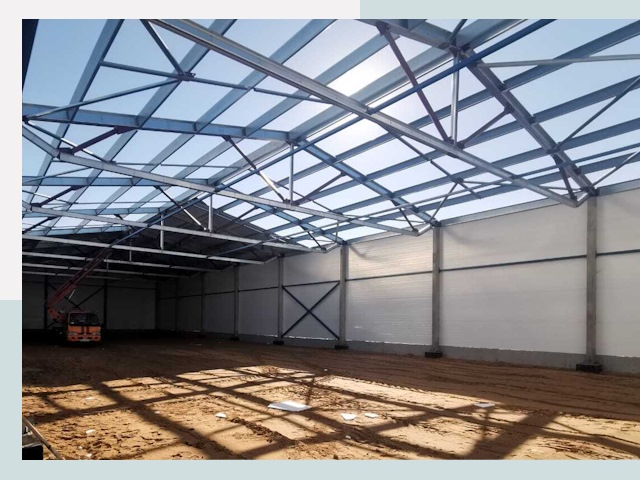 Строительство сенохранилищ в Кумертау