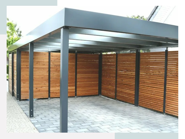 Навесы для парковки в Кумертау