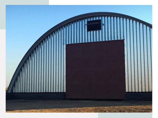 Бескаркасные ангары в Кумертау