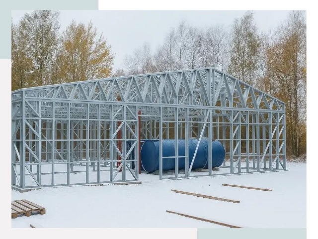 Металлические ангары в Кумертау