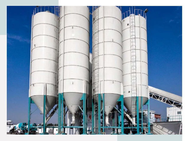 Строительство цементных силосов в Кумертау