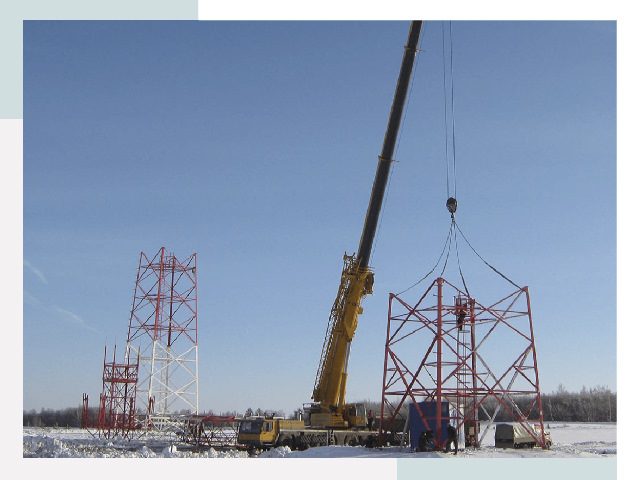 Монтаж вышек связи в Кумертау