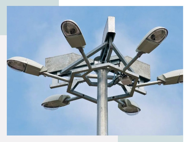 Монтаж осветительных мачт в Кумертау