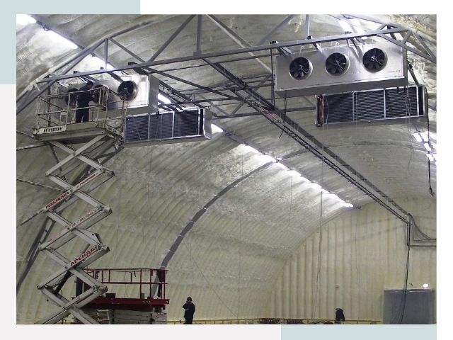 Оснащение ангаров в Кумертау