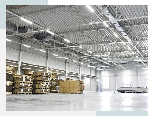 Освещение ангаров в Кумертау