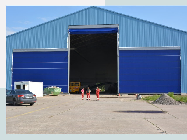 Ангарные ворота в Кумертау от СтальСтрой-Кра по цене 613 руб.