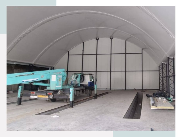 Внутреннее оснащение ангаров в Кумертау