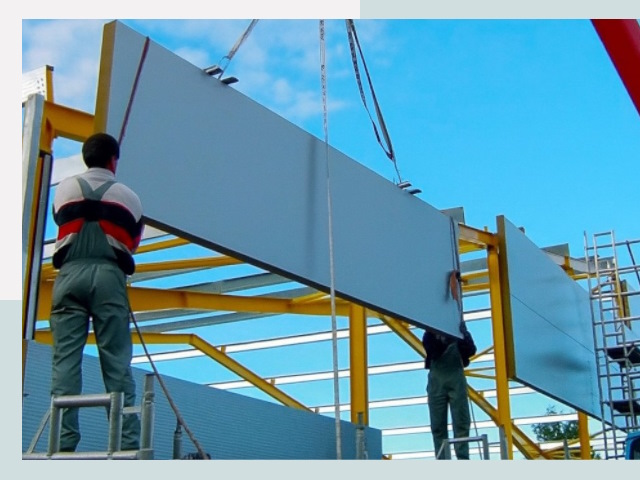 Монтаж сэндвич-панелей в Кумертау от 613 руб.