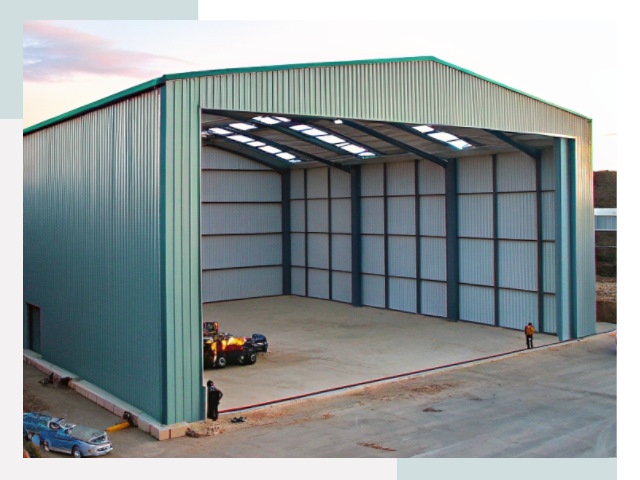 Строительство ангаров в Кумертау