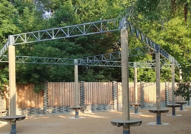 Терраса из металлоконструкций под ключ, проектирование, изготовление и монтаж от СтальСтрой-Кра